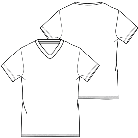 Fashion sewing patterns for MEN T-Shirts Football T-Shirt 2846